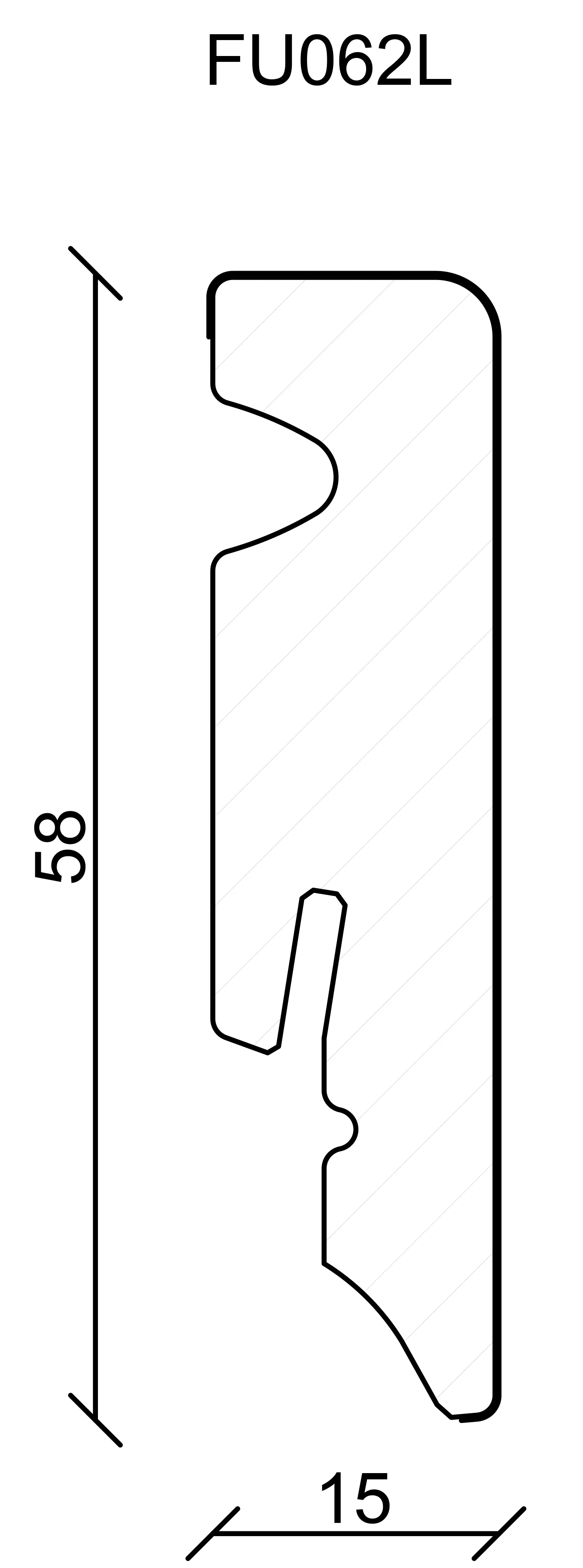 Battiscopa in MDF